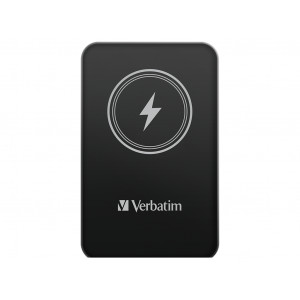 Baterie externa Verbatim, 5.000mAh, Charge'n'Go, magnetic wireless, NM/ 32240, Negru - Img 2