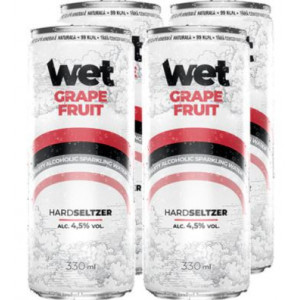 Bautura alcoolica fructata Aqua Wet Grapefruit 4 x 330ml, NM23543