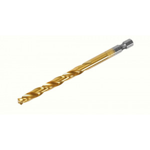Burghiu pentru metal, 6 mm, acoperit cu nitrura de titan, co