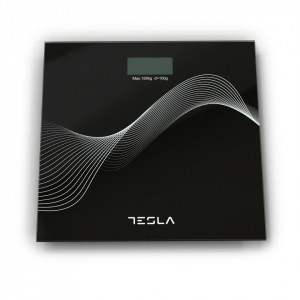 Cantar corporal Tesla NM/BS102B, 180kg, oprire automata, 23x30x30cm, Negru - Img 1
