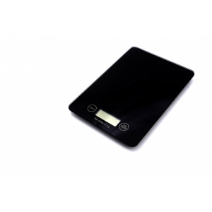 Cantar de bucatarie din sticla Tesla, 5kg, ecran LCD, functie Tara, NM/ KS201B, Negru - Img 4