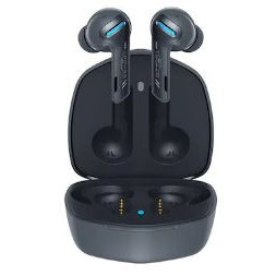 Casti wireless QCY G1, bluetooth 5.2, noise cancelling, baterie 450 mAh, raza de actiune 10m, NM/ G1_G, Gri - Img 3
