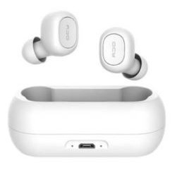 Casti wireless QCY T1C, operare tactila, rezistenta la apa IPX4, NM/ T1C_W, Alb - Img 1