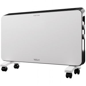 Convector electric Tesla, 2000W, termostat reglabil cu autoresetare, consum optimizat, anti-rasturnare, NM/ PC301WB, Alb - Img 7