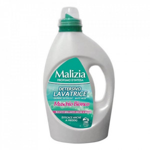 Detergent automat lichid Malizia Muschio Bianco, 28 spalari, 1.82 L, Alb/Verde - Img 1
