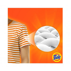 Detergent automat pudra Tide 2 in 1 Lenor Touch, 100 spalari, 10 kg, Portocaliu - Img 3