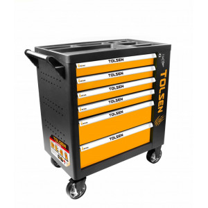 Dulap pentru scule Tolsen TL-80306NM, 6 sertare, Galben