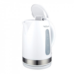 Fierbator electric Tesla NM/KT200WX, 1.7L, 2200W oprire automata, indicator ON/OFF, plastic, Alb - Img 3