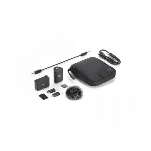 Kit microfon wireless DJI Mic single channel (1TX + 1RX), Negru - Img 3