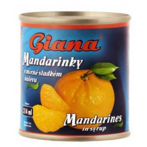Mandarine in sirop Giana 314g, NM23604