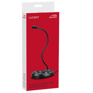 Microfon flexibil de birou Speed Link Lucent NMSL-8708-BK, jack 3,5 mm, cablu 1,7 m, Negru - Img 3