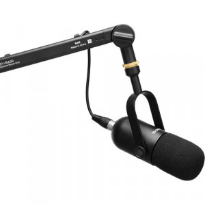 Microfon podcast XLR dinamic Boya, BY-DM500NM, fara brat, Negru - Img 4