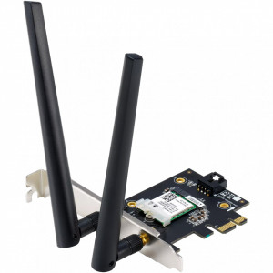 Modul WiFi 6E (802.11ax), AXE5400, Bluetooth 5.2, WPA3, OFDMA si MU-MIMO, NM/ PCE-AXE5400, Negru - Img 4