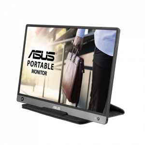 Monitor Asus portabil ZenScreen 15.6", IPS, USB Type-C, Micro-HDMI, Flicker Free, Full HD, NM/ MB16AH, Gri - Img 5