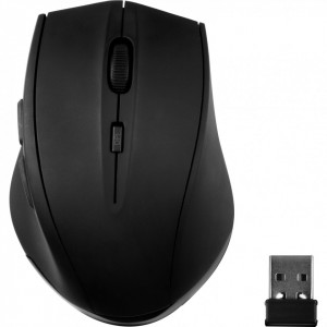 Mouse optic wireless Speedlink Calado, DPI ajustabil, 5 butoane, forma ergonomica, Negru - Img 1