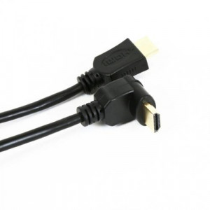 OMEGA KABEL HDMI v.1.4 GOLD ANGULAR 5M BLISTER