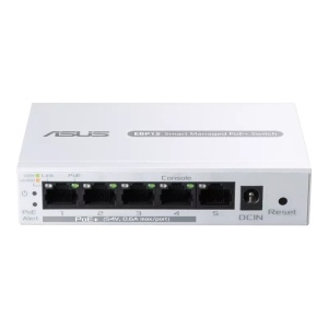 Router ASUS Expert Wi-Fi ,RJ45,60W, IP ,VoIP Phones, PoE+ Switch, NM/ EBP15, Alb - Img 1