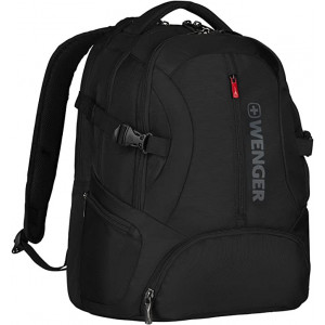 Rucsac Wenger Transit NM 600636,16 inchi, compartiment captusit pentru laptop, buzunar pentru iPad, tableta, eReader, Negru - Img 4