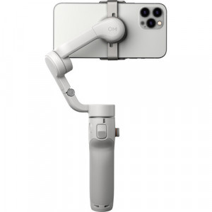 Sistem de stabilizare telefon DJI OM 6, 3 axe, autonomie 6 ore, trepied inclus, NM/CP.OS.00000284.01, Alb - Img 1