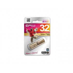 Stick Memorie Silicon Power LuxMini 720 32GB, USB 2.0, Bronze