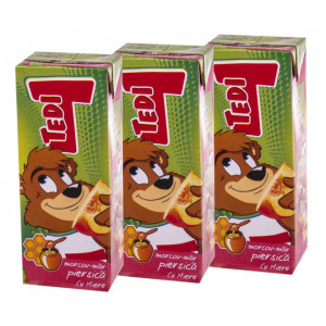 Suc Tedi de morcovi, mere si piersici 3X200 ml, NM22582