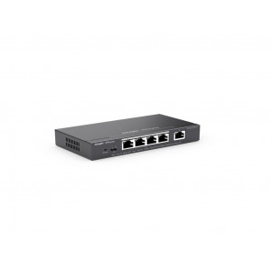 Switch Reyee, Base-T4 x PoE, 54W, Cloud inteligent, 5 porturi, NM/ RG-ES205GC-P, Negru - Img 1