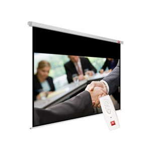 Avtek Business Electric 240 (projection area 235x147cm; 16:10; Matt-White; black borders)