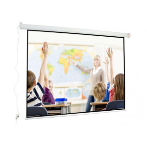 Avtek Wall Electric 240 (projection area 240x180cm; 4:3; Matt-White; black borders)