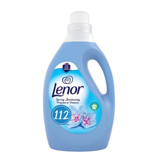 Balsam de rufe Lenor Spring Awakening, 112 spalari, 2.8 L, Albastru