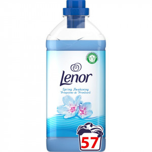 Balsam de rufe Lenor Spring Awakening 57 spalari, 1.7 L, Albastru - Img 1