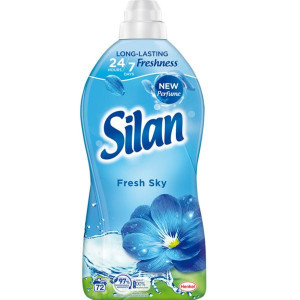 Balsam de rufe Silan Fresh Sky, 72 spalari, 1.8 L, Blue - Img 1