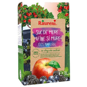 Bautura racoritoare Raureni de mere, afine si mure 3L, NM26357