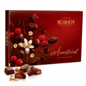 Bomboane de ciocolata cu lapte Roshen Assortment Milk Chocolate 145g, NM21890