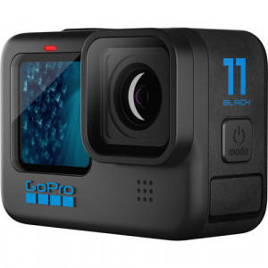 Bundle camera de actiune GoPro Hero11 Black MINI, 5.3K 60 FPS, Chesty, Handler, adeziv, NM/ CHDSF-111-CN, Negru - Img 3