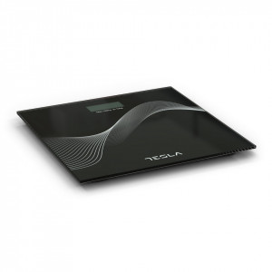 Cantar corporal Tesla NM/BS102B, 180kg, oprire automata, 23x30x30cm, Negru - Img 2