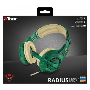 Casti gaming cu microfonTrust GXT 310C Radius, Verde - Img 2