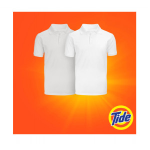Detergent automat pudra Tide 2 in 1 Lenor Touch, 100 spalari, 10 kg, Portocaliu - Img 4