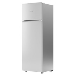 Frigider cu doua usi Tesla, 235L, R600A, clasa energetica F, rafturi ajustabile, NM/ RD2400M1, Alb - Img 3