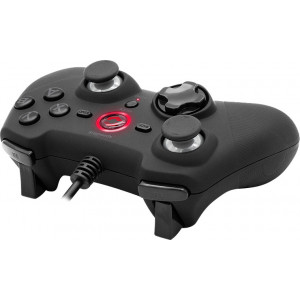 Gamepad cu fir SpeedLink Rait PC/PS3/Switch/OLED, 10 butoane, vibratii, NM/SL-650010-BK, Negru - Img 2