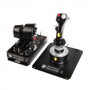 Joystick USB Thrustmaster Hotas Warthog pentru Windows, H.E.A.R.T, 32 butoane, NM/ 2960720, Negru