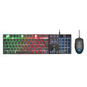 Kit Gaming Tastatura si Mouse Trust Azor NM 23289/GXT838, anti-ghosting, 3000 Dpi, 6 butoane, Negru - Img 8