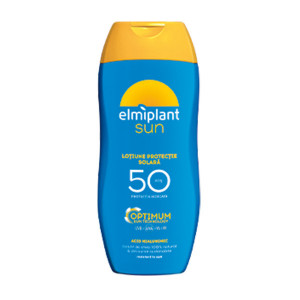 Lotiune cu protectie solara Elmiplant Sun SPF 50, Acid hialuronic, protectie ridicata, 200 ml