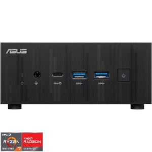 Mini PC Asus Barebone, AMD Ryzen 5i, Radeon graphics, WiFi 6E, Bluetooth 5.2, NM/ PN53-BBR575HD, Negru