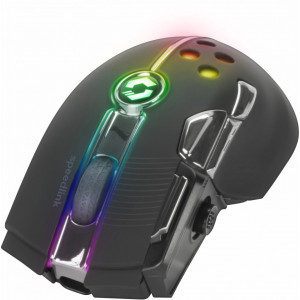 Mouse optic wireless SpeedLink Imperior gaming, buton DPI, iluminare RGB, acumulator, Negru - Img 3