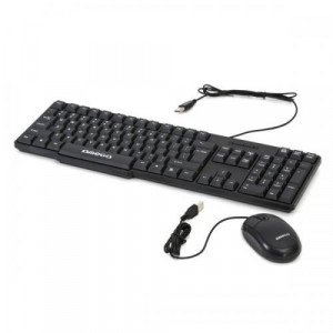 OMEGA KIT KEYBOARD + MOUSE OKM05 cu FIR USB/microUSB - BLACK