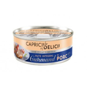 Pate din ficat de porc Capricii si Delicii 2 + 1 115g, NM22925