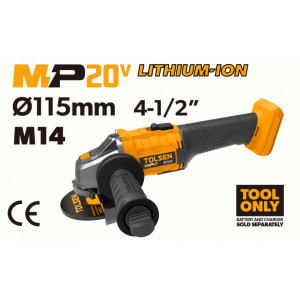Polizor unghiular fara fir Li-ion, 115mm, nu include bateria
