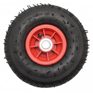 Roata liza plastic - TT - rulment cu ace - 3.00-4 (260x85) - 2PR