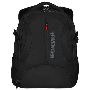 Rucsac Wenger Transit NM 600636,16 inchi, compartiment captusit pentru laptop, buzunar pentru iPad, tableta, eReader, Negru - Img 1