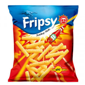 Snack Fripsy cu aroma de ketchup 40g, NM25759